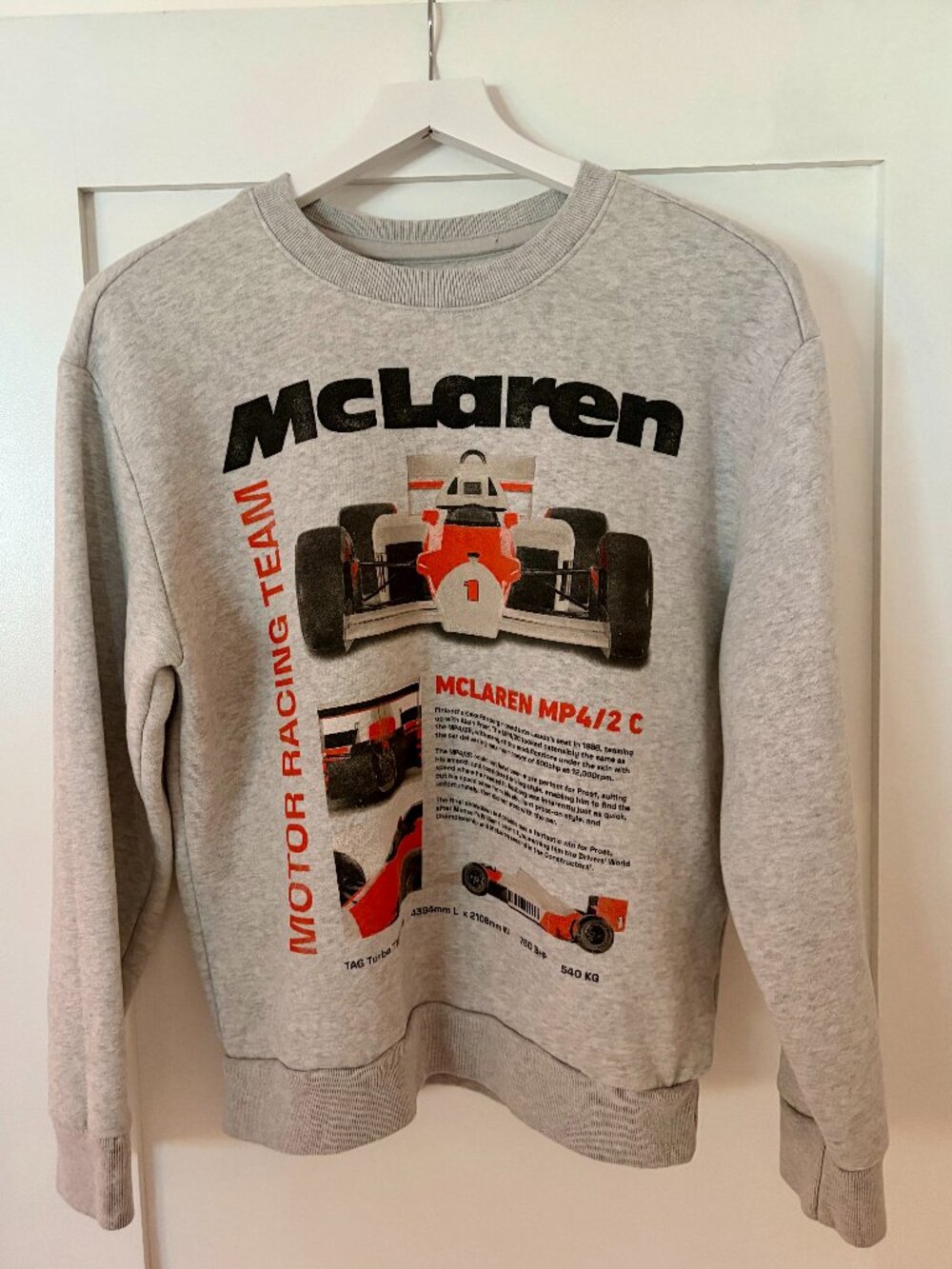 McLaren Formula 1 Team Official Licensed Graphic Crewneck Sweatshirt